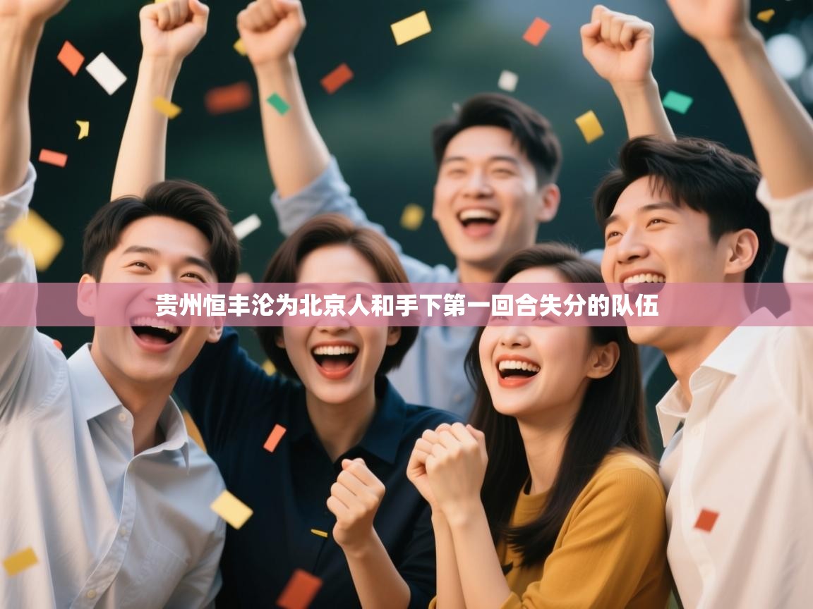 贵州恒丰沦为北京人和手下第一回合失分的队伍